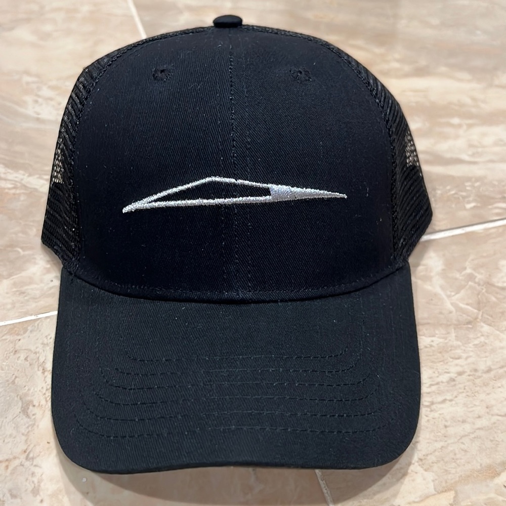Authentic Tesla CyberTruck Hat - Trucker Hat - Black (1 Hat per order.)